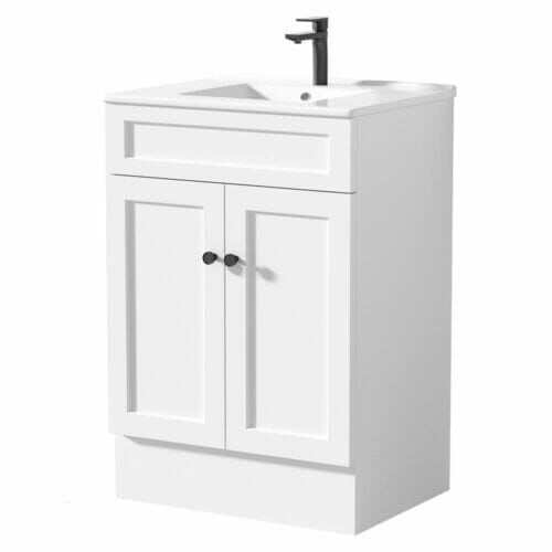 Joyce PVC Vanity Unit 60cm Joyce 60cm Vanity with kicker