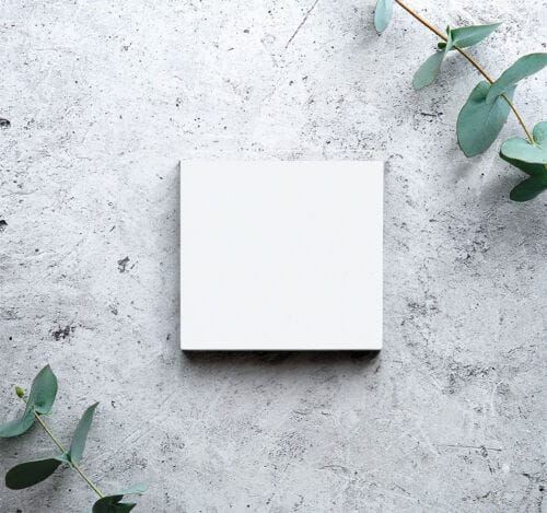 Gloss White Ripple Wall Tile 200x200mm