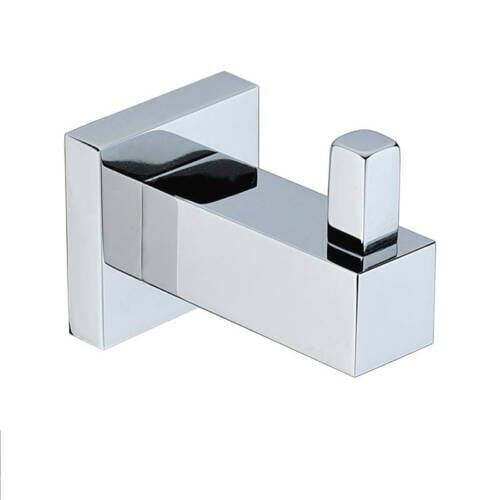 Square Robe Hook - Chrome