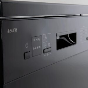 60cm Freestanding Dishwasher Black - Controls