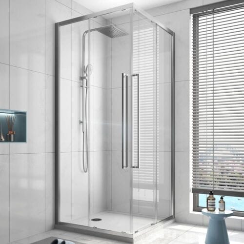 Alpine Square Corner Entry Silver