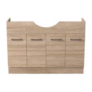 Jessica PVC Semi-Recessed 120cm R-Oak Front View