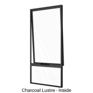 Single Awning over Low Lite Charcoal Lustre Inside