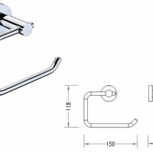 Round Toilet Paper Holder Specs