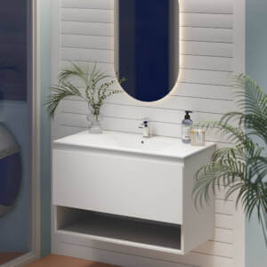 90cm Marine Vanity with Shelf night web