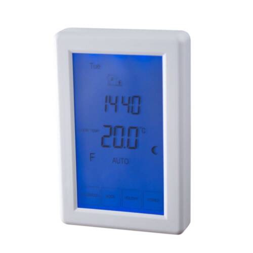 Digital Underfloor Heating Thermostat – White Vertical