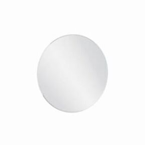 Brooklyn Frameless Round Mirror on white background