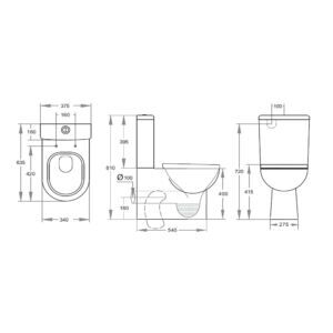 Mirage Toilet Suite Specs