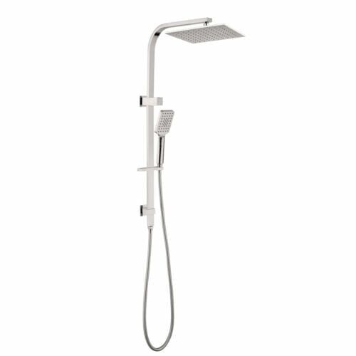 Celia/Bianca Brushed Nickel Twin Shower Square