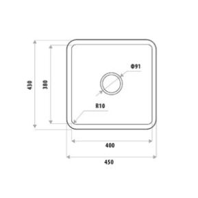 Liberty Single Bowl Sink Specs