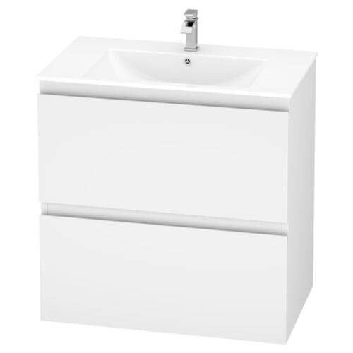 Marine Double Drawer PVC Vanity Unit 75cm Marine Double Drawer 75cm PVC Vanity Unit