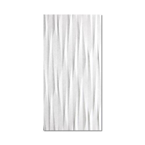 Serenity Sapporo Geometric White Wall Tile 300x600mm Serenity Sapporo Geometric White Wall Tile Product Image