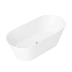 oval 150cm acrylic freestanding bath