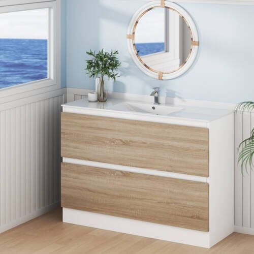 Marine Vanity Drawer Front – Rural Oak Rural Oak 120cm Marine Vanity Drawer Front