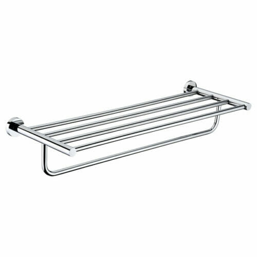 Round Towel Shelf and Rail Round Towel Shelf and Rail