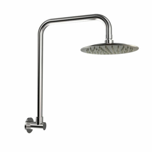 Elle Stainless Steel Gooseneck Shower Head Elle Stainless Steel Gooseneck Shower