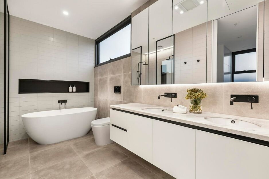 tiles in the bathroom