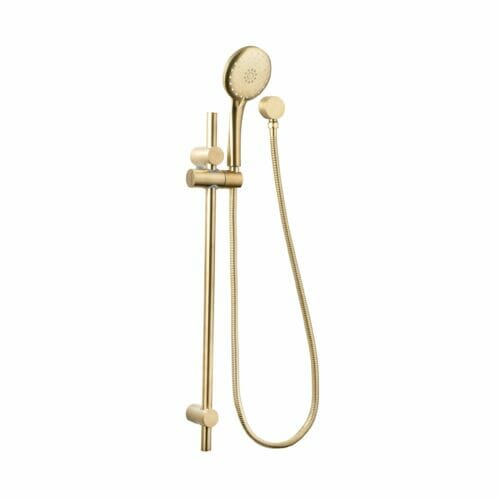 Loui Hand Shower Rail Brushed Gold Loui Hand Shower On Rail Brushed Gold