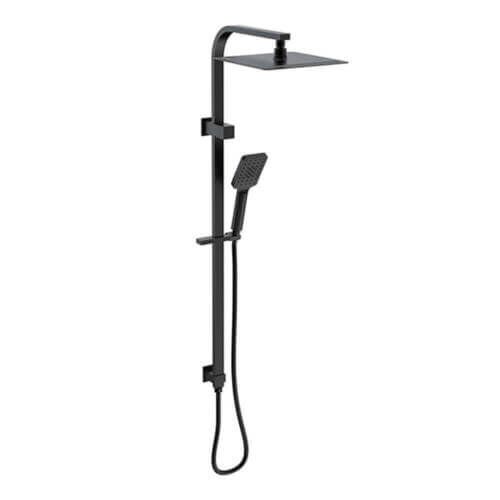 Sky Square Shower Rail Set Matte Black Sky Square Shower Rail Set Matte Black