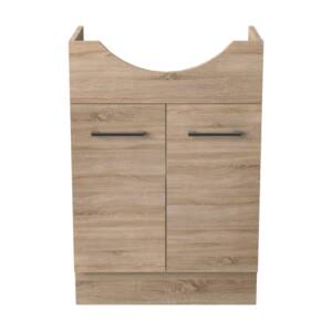 COJESR60PRO-1 2 Jessica PVC Semi-Recessed 60cm R-Oak Front View