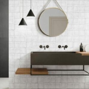 Luxe Daylight gloss wall tile 76X152mm - installation