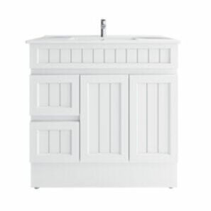 courtney_90cm_LHD_web Courtney PVC Vanity Unit 90cm - Front View