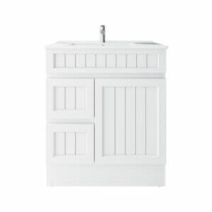 courtney_75cm_LHD_web Courtney PVC Vanity Unit 75cm - Front View