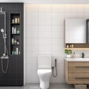 Richmond black tile installation