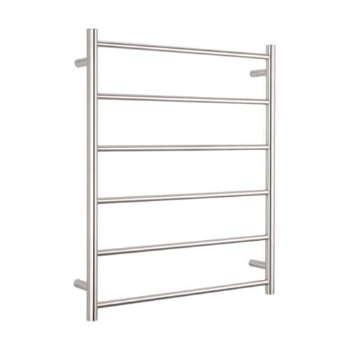 Non-heated Round Ladder Towel Rail Brushed Satin 700x830mm
