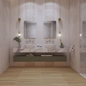 Romani Dlivorno Bone Tile Installation
