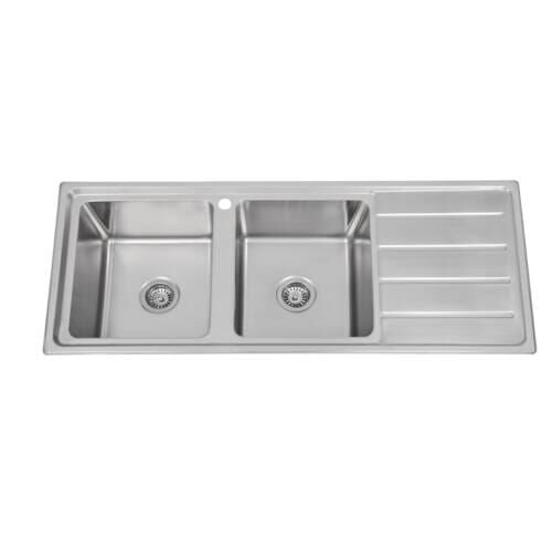 Alpine Axis Double Bowl Kitchen Sink