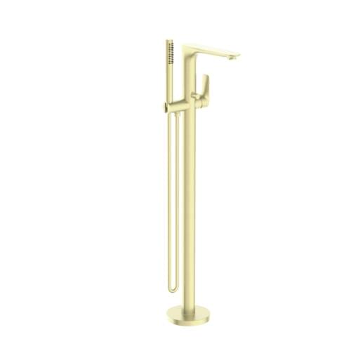 Bianca Freestanding Bath Mixer With Hand Shower Brushed Gold