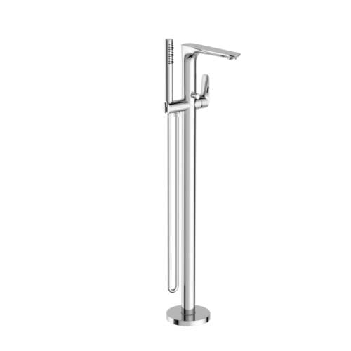 Bianca Freestanding Bath Mixer With Hand Shower Chrome
