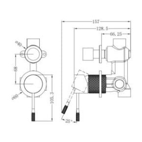 Opal Shower Mixer With Diverter Opal Shower Mixer With Diverter