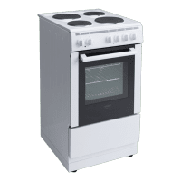 Side View of 50cm Freestanding Oven