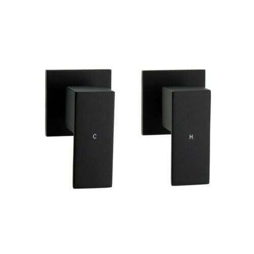 Cube Black 1/4 Turn Wall Top Assemblies