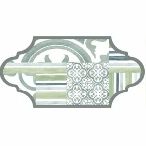 Garden Green Feature Tile Variant 4