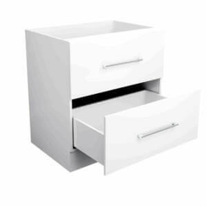 BD80-open 2-Drawer Pot Drawer - Open Drawers