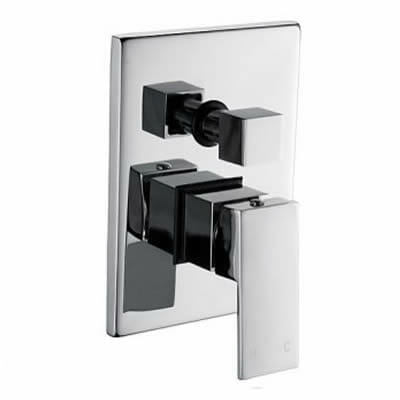 Cube Bath/Shower Mixer with Diverter