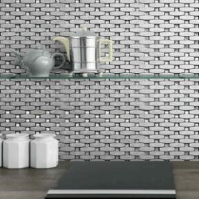 Bling Silver mosaic tile concept Bling Silver mosaic tile concept