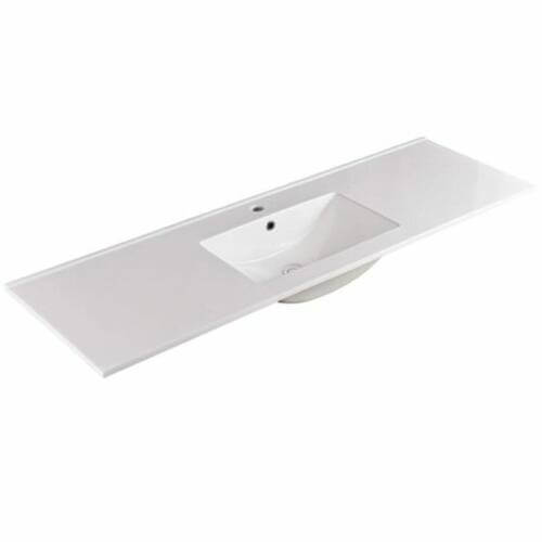 150cm Single Bowl Ceramic Vanity Top – 1 or 3 Taphole 150cm Single Bowl Ceramic Vanity Top