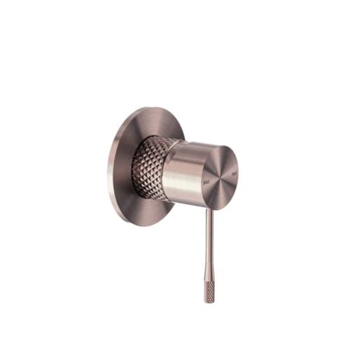 Opal Shower Mixer 80mm Plate Brushed Bronze
