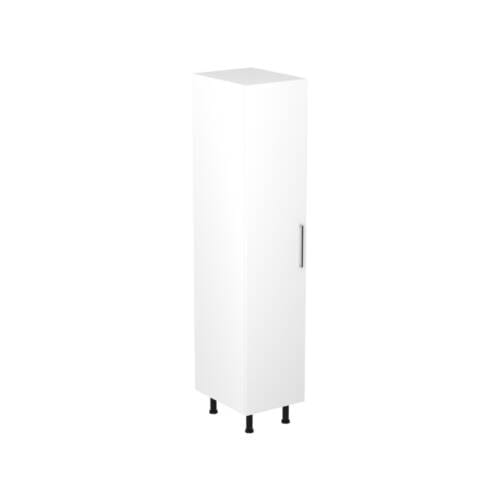 45cm Pantry/Linen Cupboard with Sky Chrome Handel (Side View)