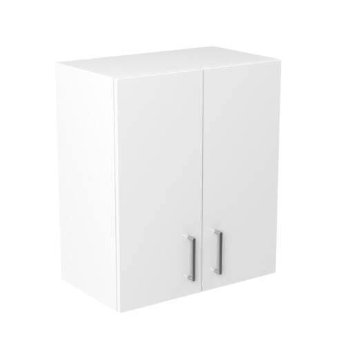 60cm Double Wall Cabinet 60cm Wall Cabinet with Sky Chrome Handle (Side View)