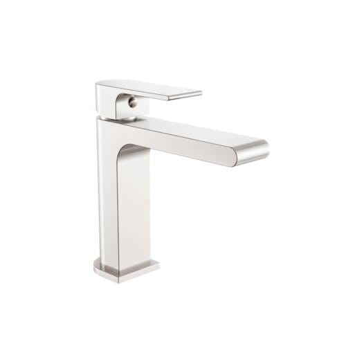Bianca Basin Mixer Straight Spout Brushed Nickel NR321502BN