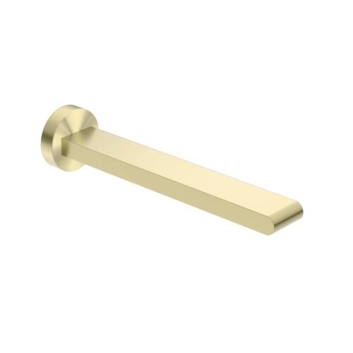 Bianca Fixed Bath Spout Only 240mm Brushed Gold