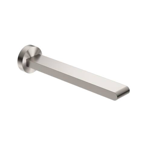 Bianca Fixed Bath Spout Only 240mm Brushed Nickel