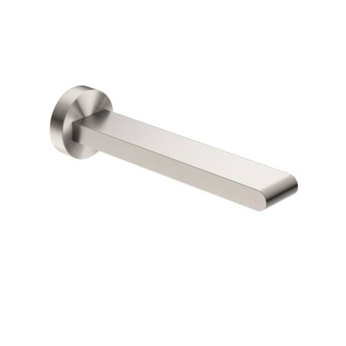 Bianca Fixed Bath Spout Only 200mm Brushed Nickel NR321503BN