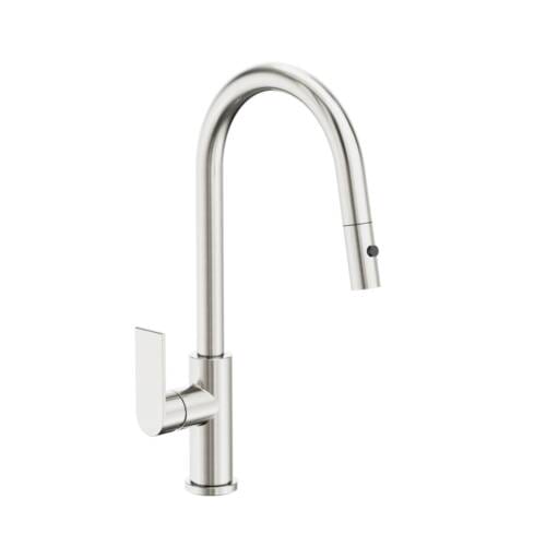 Bianca Pull Out Sink Mixer With Vegie Spray Function Brushed Nickel