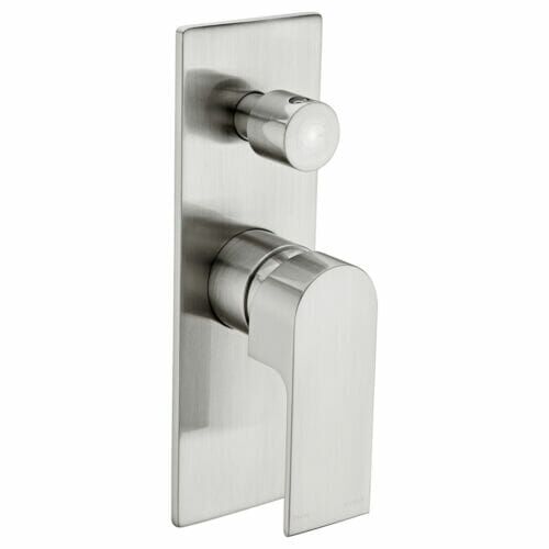 Bianca Brushed Nickel Bath/Shower Mixer with Diverter